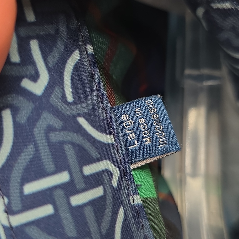 William Murray Golf Blue Patterned Button Down Sh… - image 8